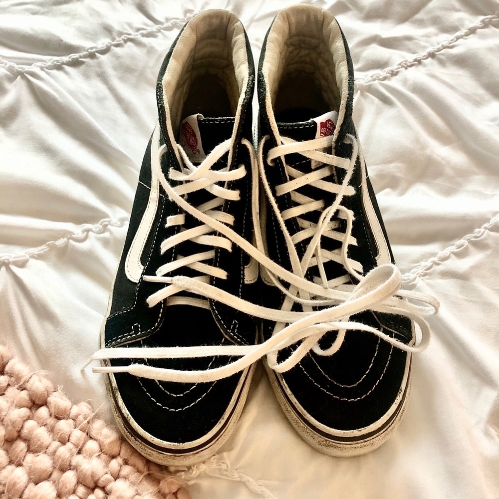 Vans black high top